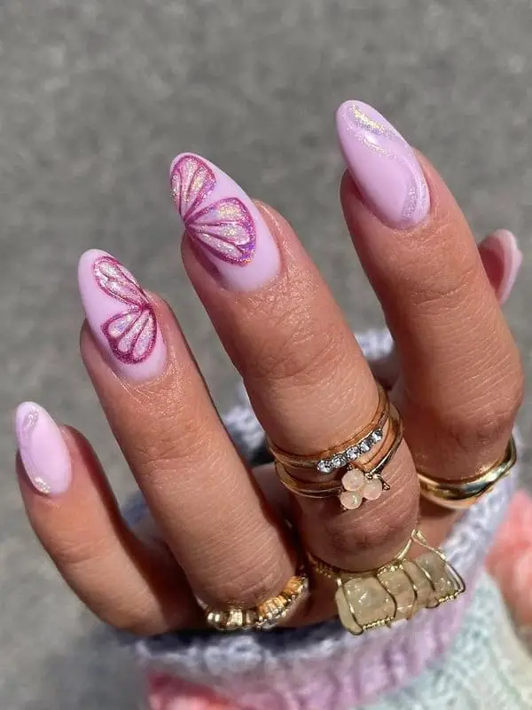 summer pink nails 16