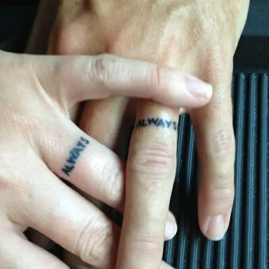 Incredible wedding ring tattoo designs