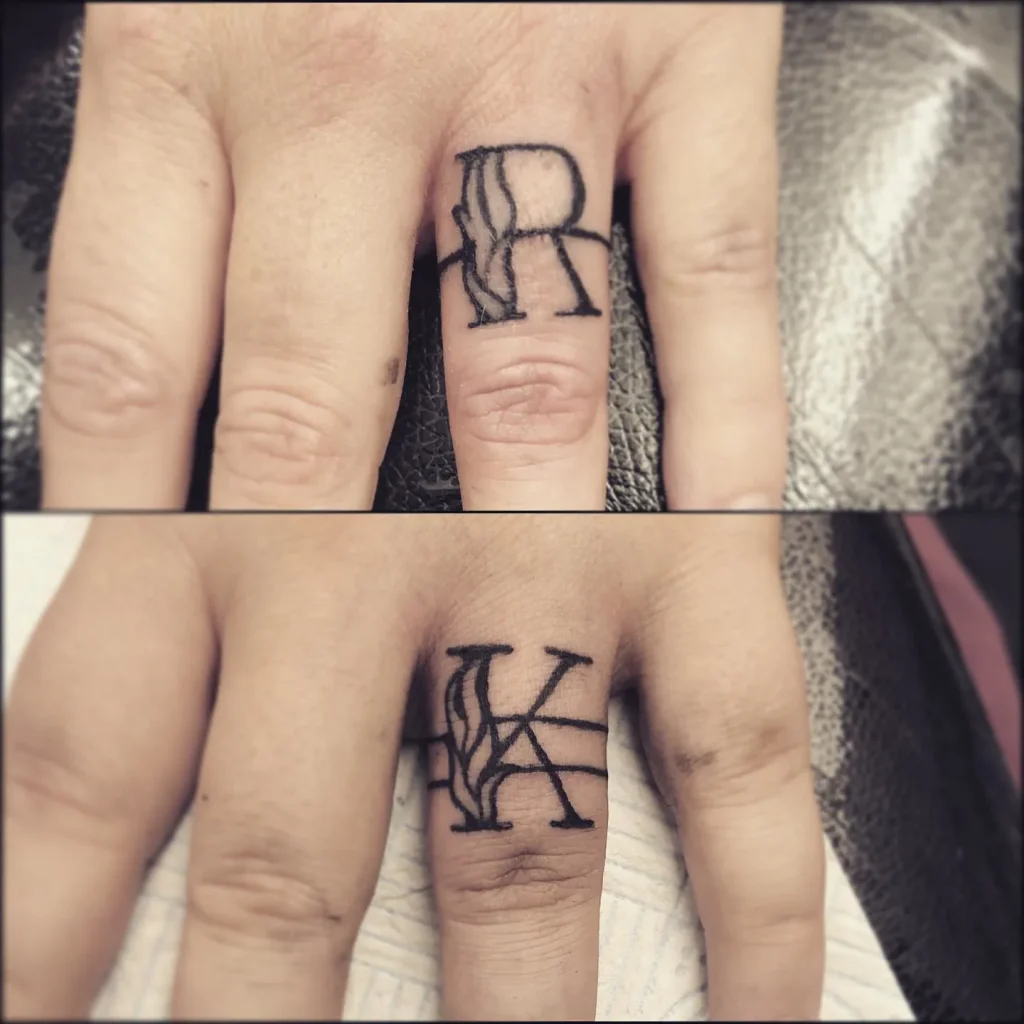 wedding ring tattoo 5
