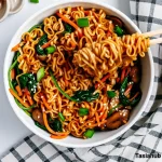 Saucy ramen noodles