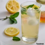 A glass of lemon mocktail