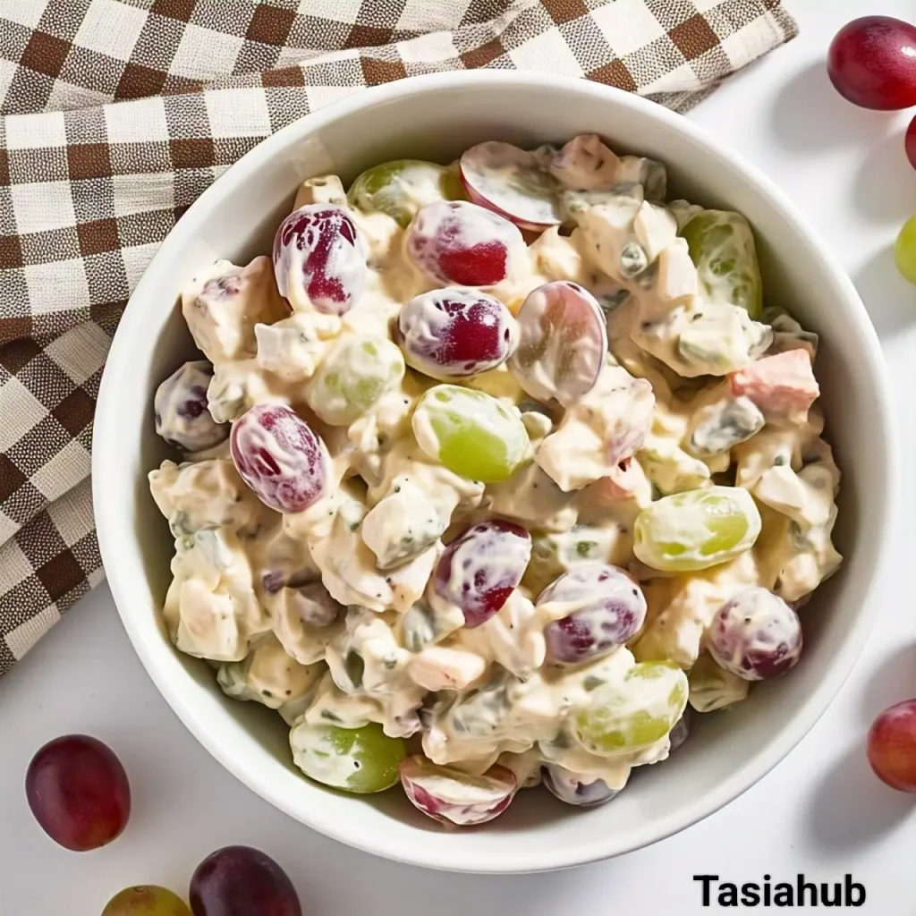 Creamy grape salad 1