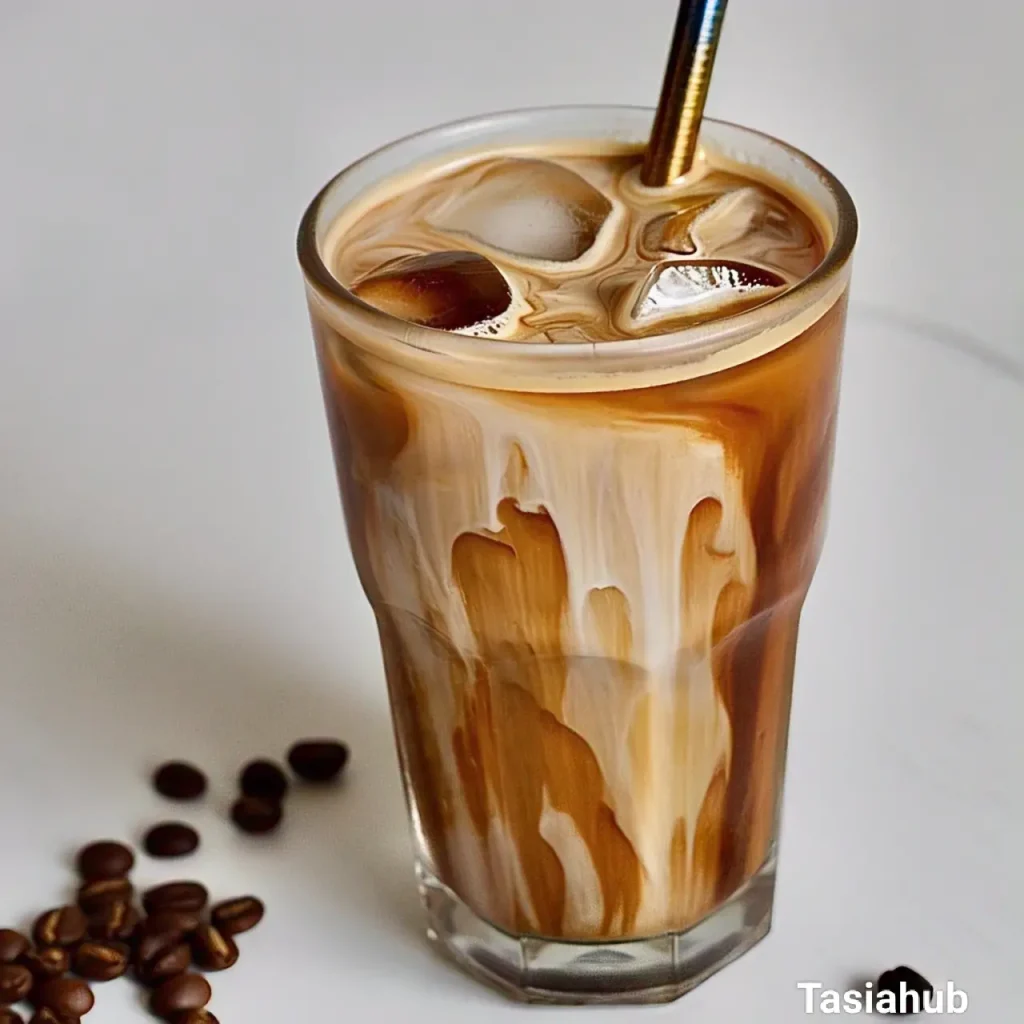 Keto vanilla iced coffee