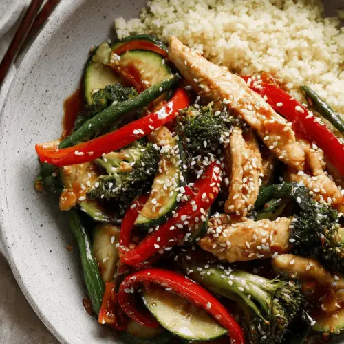 keto chicken stir fry