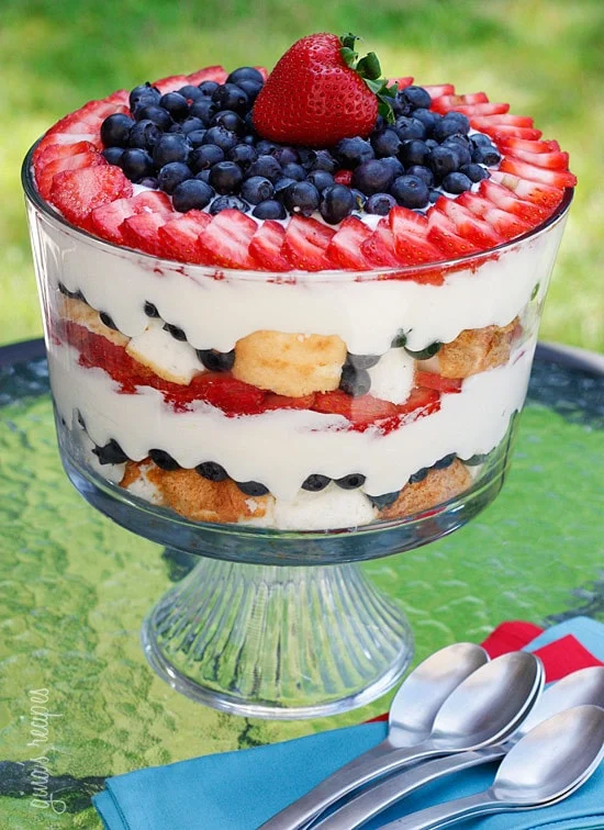 low fat berry trifle 550x756 1