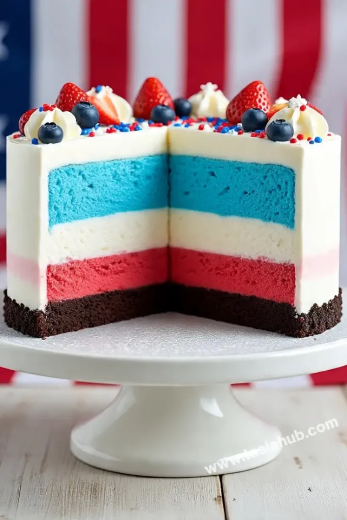 4th of July ice cream cake 1