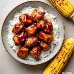 Honey BBQ chicken rice
