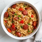 Cajun sausage and rice skillet