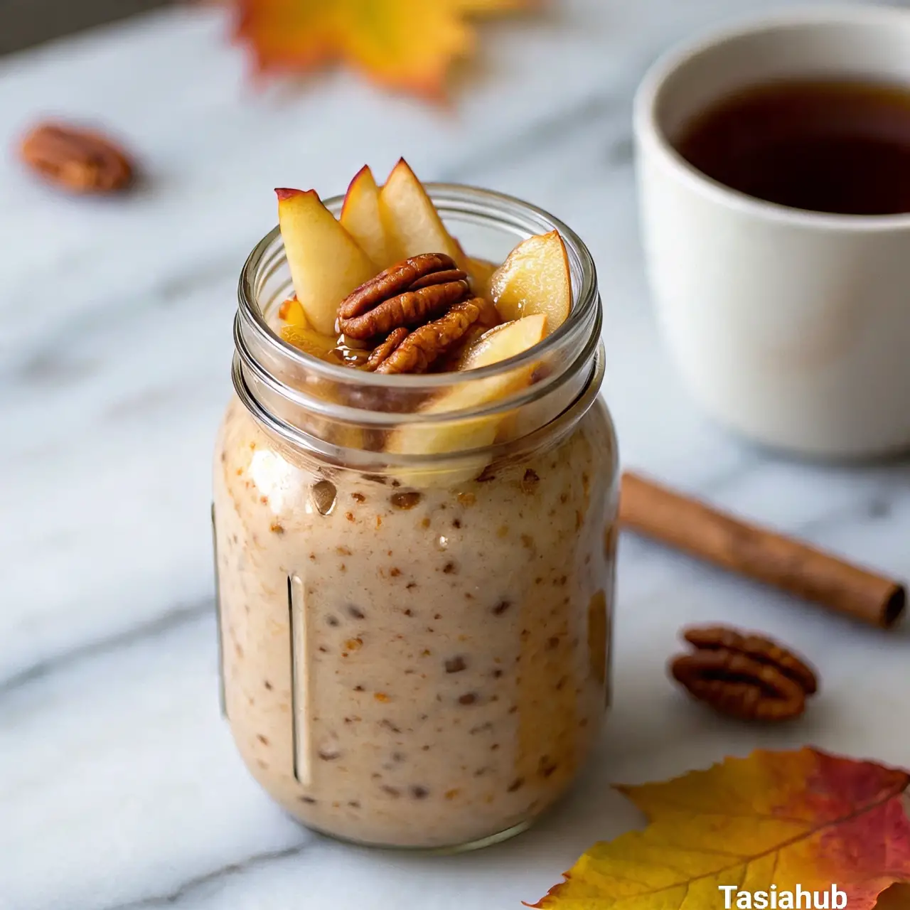 Chai spiced overnight oats