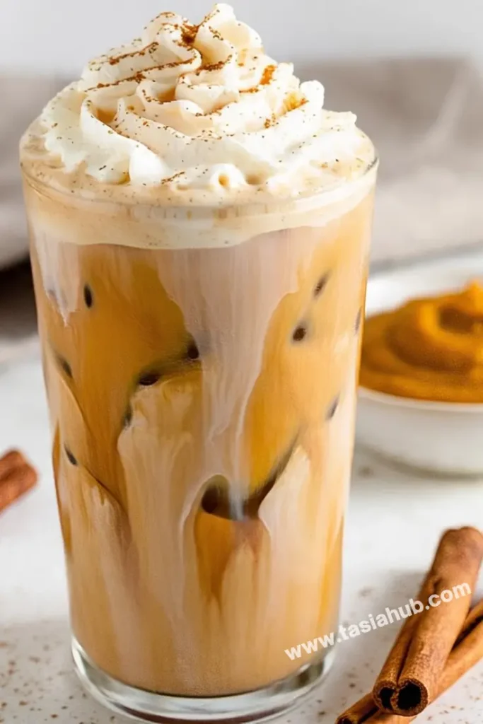 autumn iced coffee