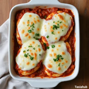 Chicken mozzarella bake
