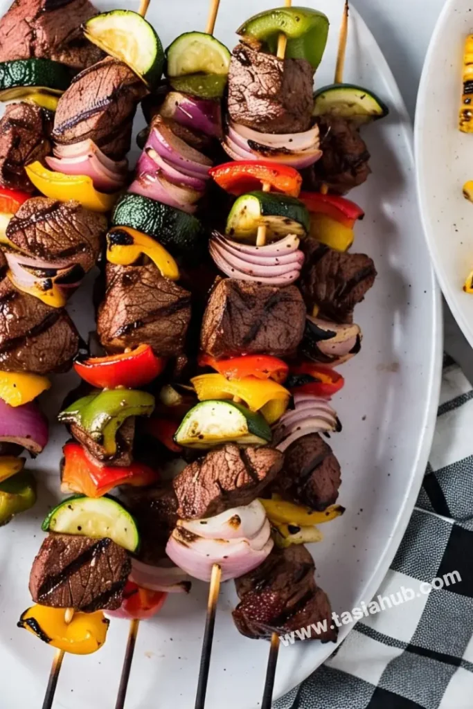 grilled steak kabobs 1