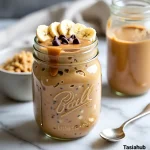 Peanut butter overnight oats