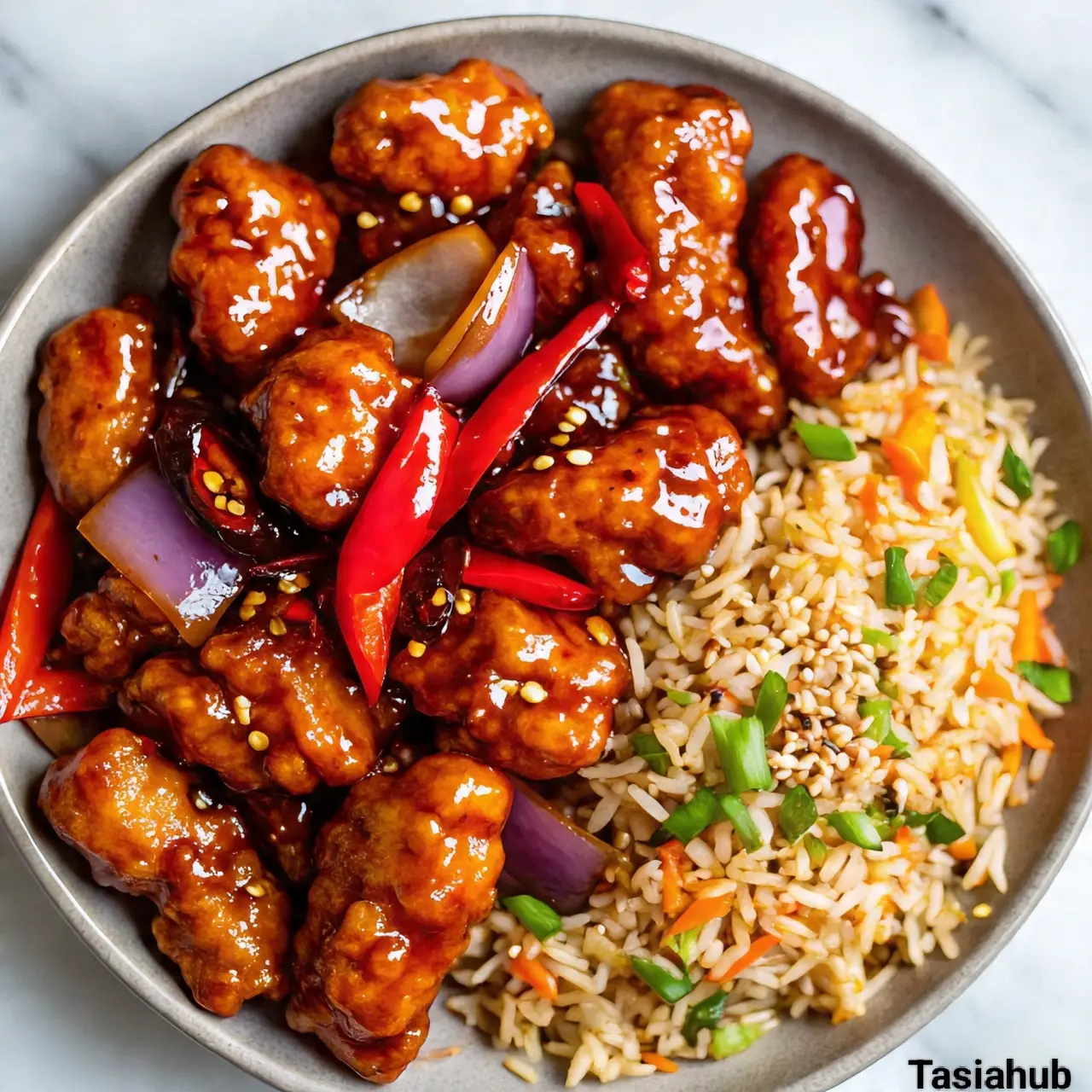 Spicy dragon chicken