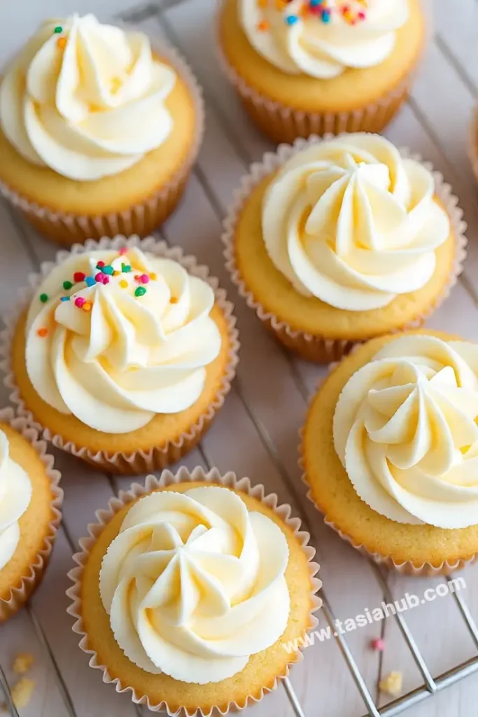 vanilla cupcakes 1