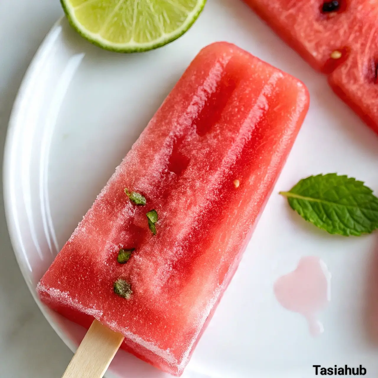 Watermelon popsicles
