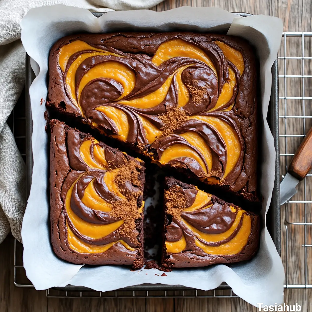 Keto Pumpkin Brownies