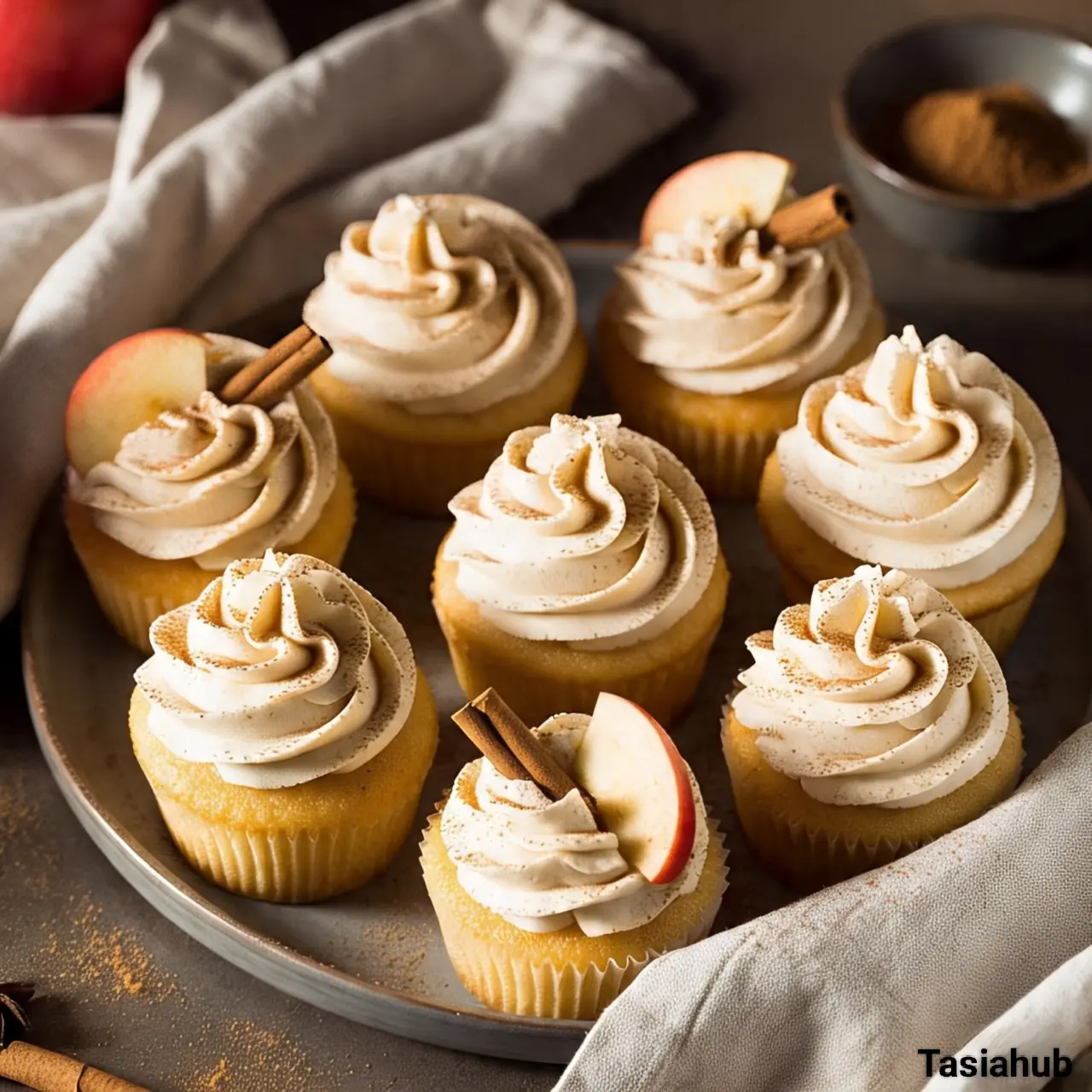 Apple cider cupcakes