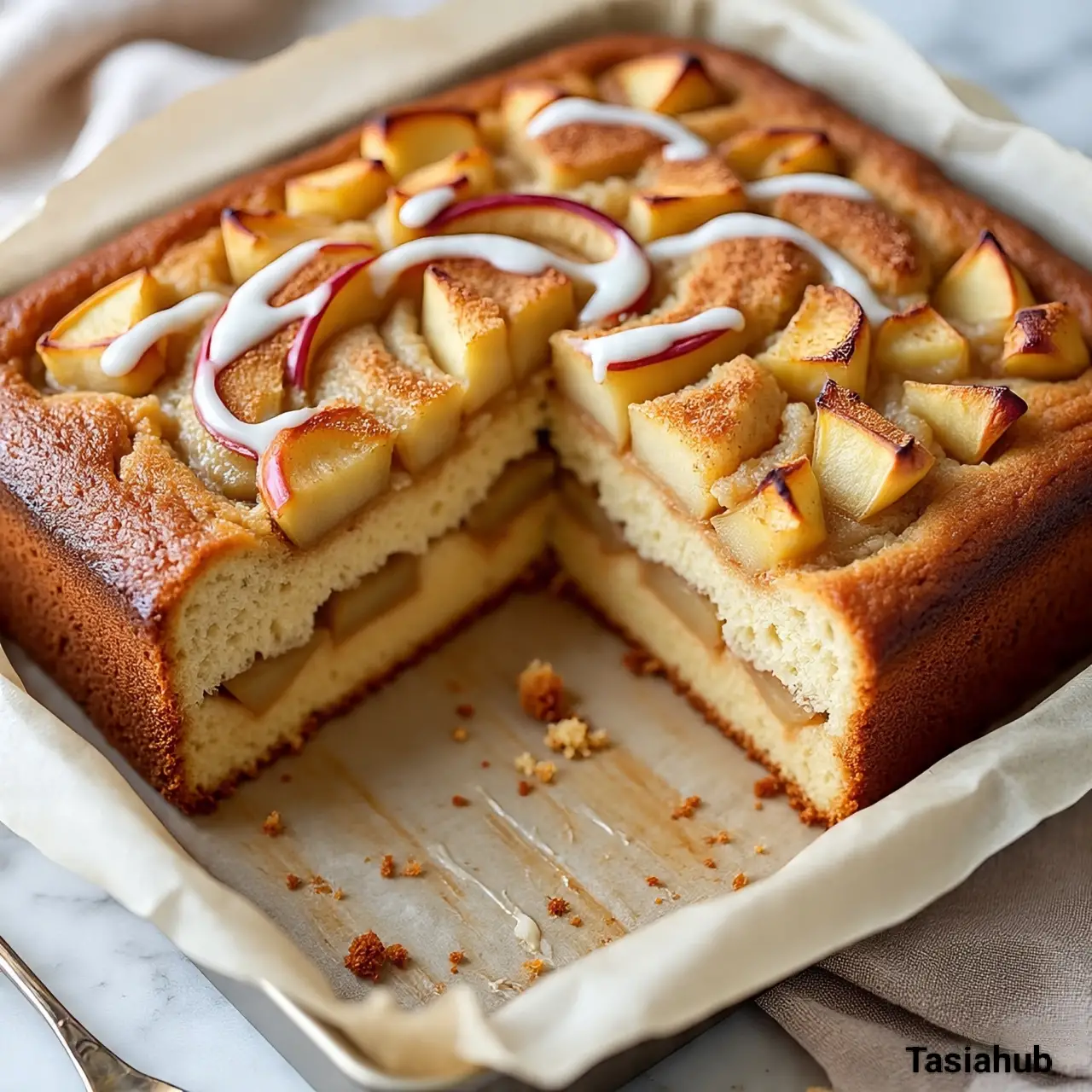 Apple fritter cake