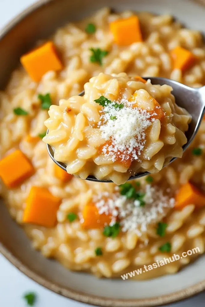 creamy butternut squash risotto