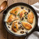 Creamy mushroom chicken