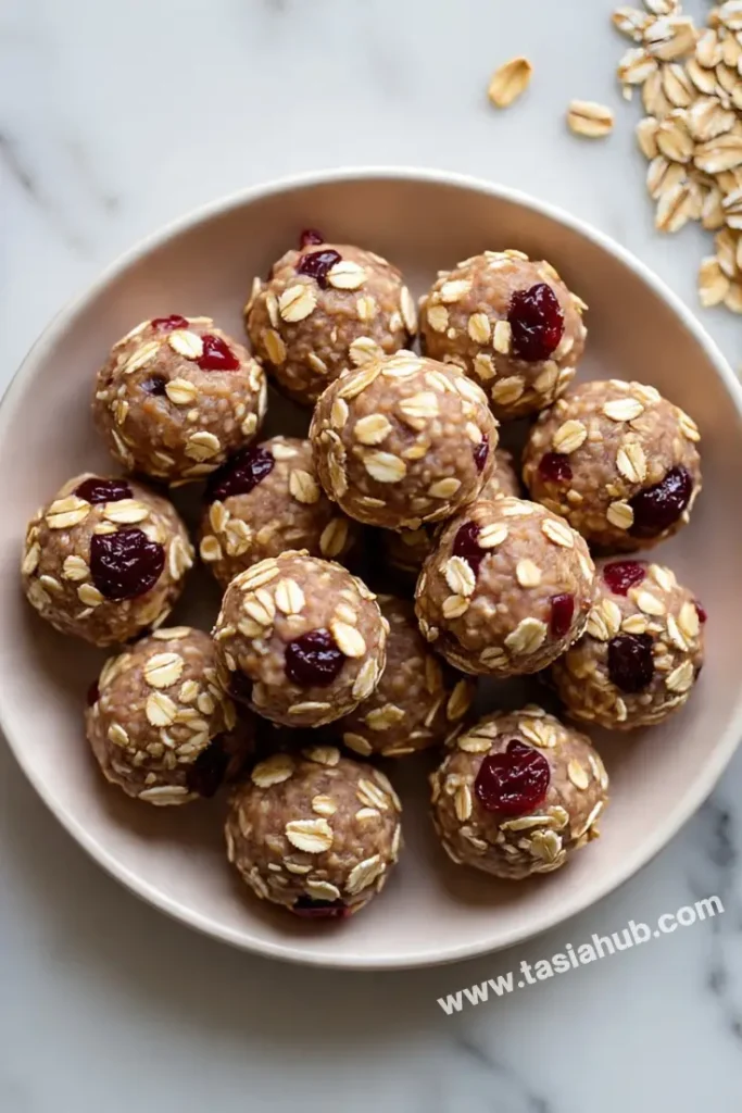 dried tart cherry energy balls
