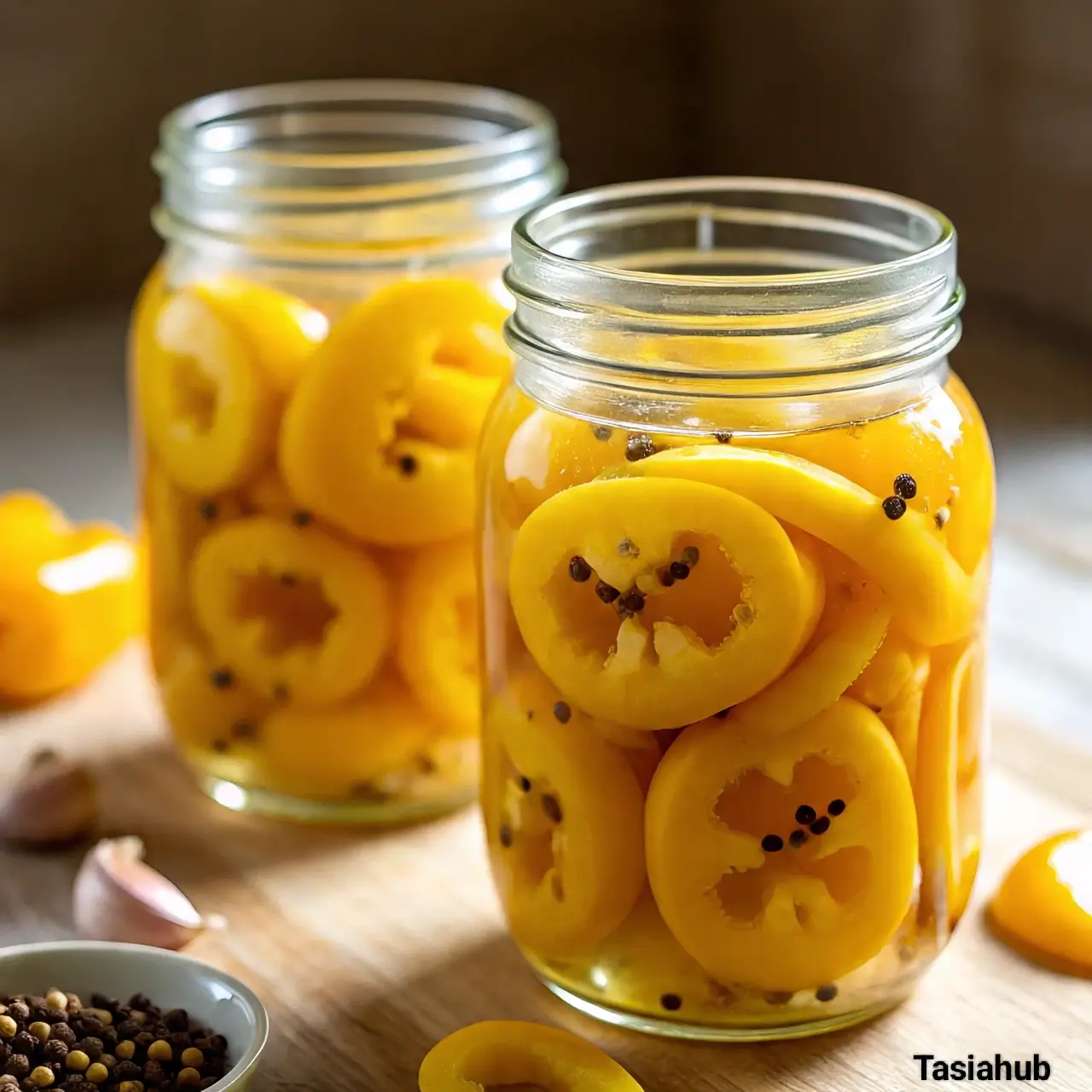 Pickled banana peppers