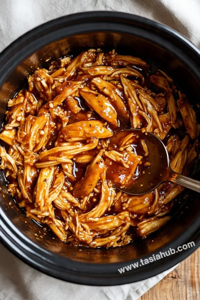 slow cooker honey garlic chicken 1