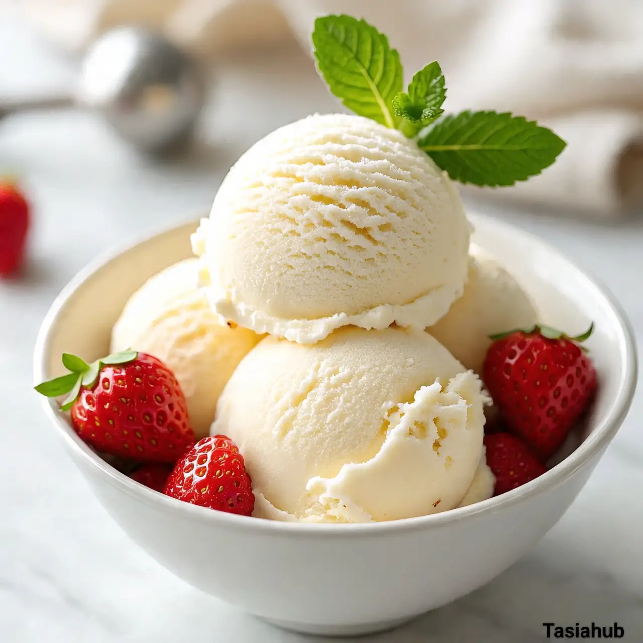 Homemade Vanilla Ice Cream