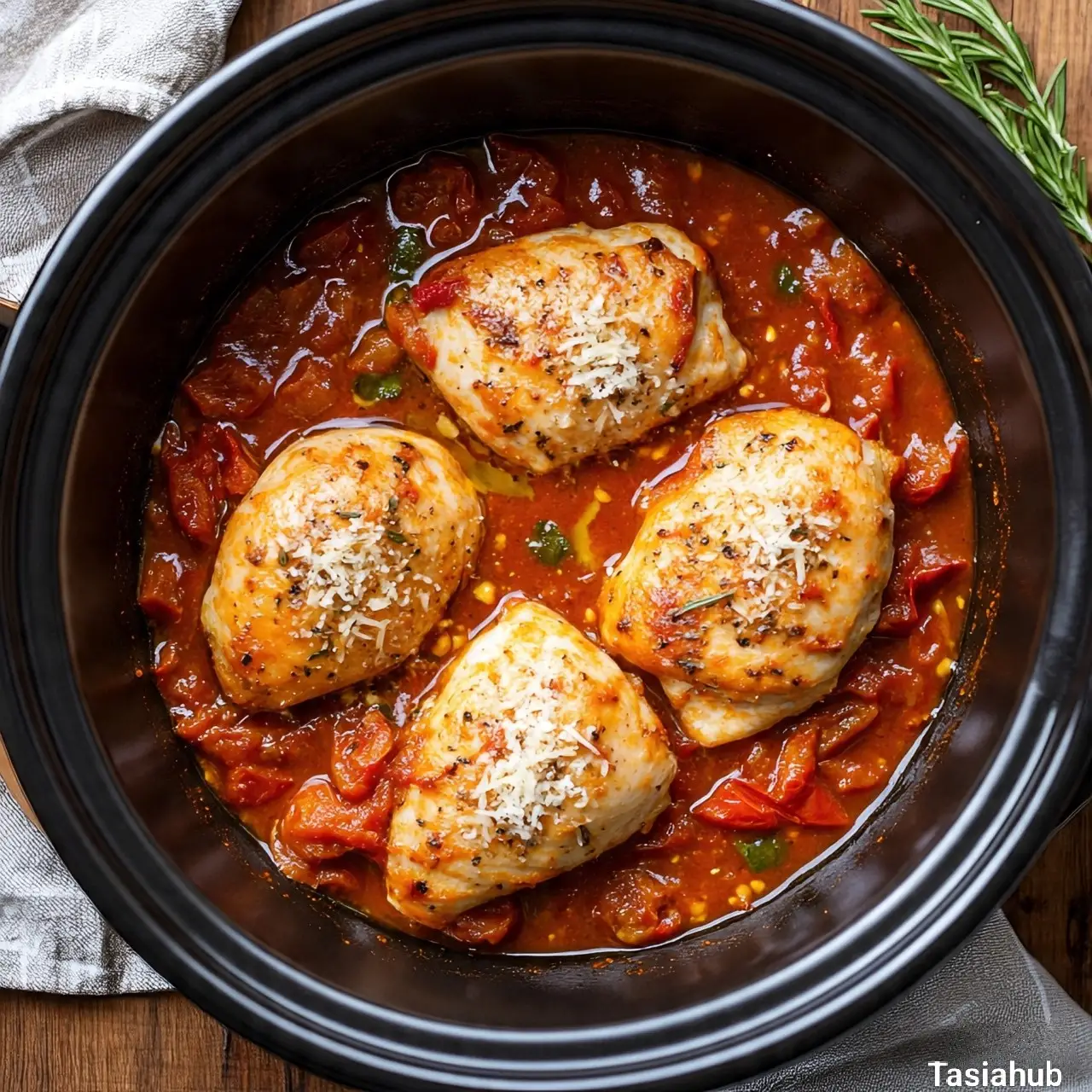 Crockpot Italian chicken