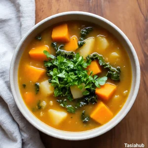 Autumn vegetable soup