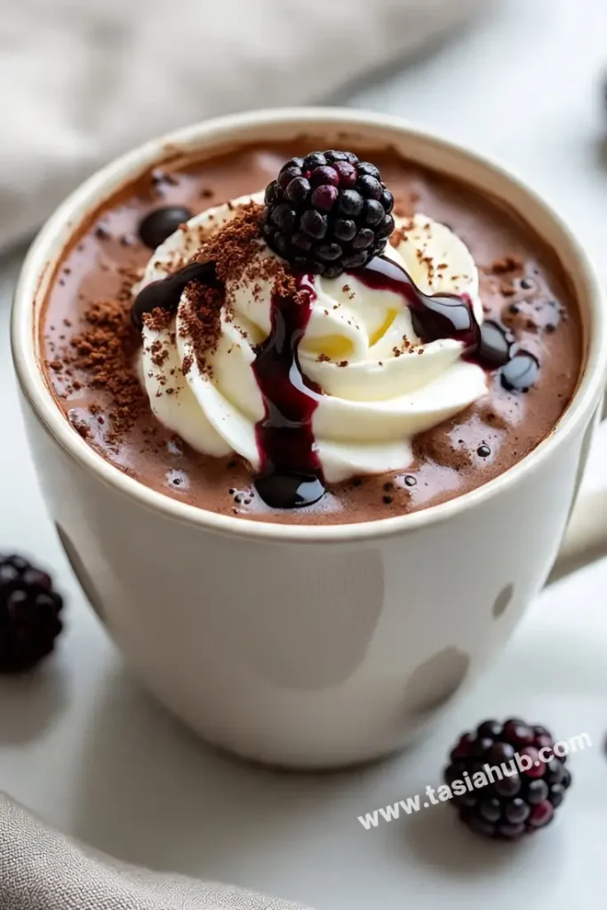 blackberry hot chocolate recipe