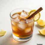 Cinnamon maple whiskey sour