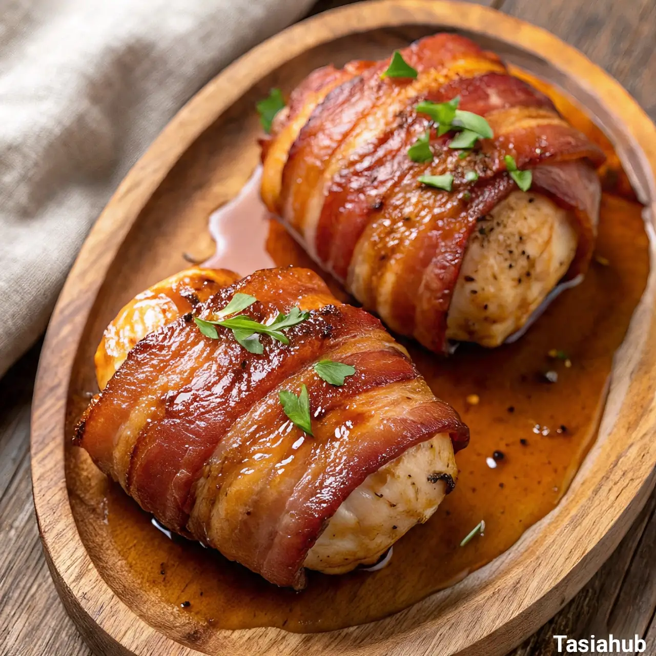 Crockpot Bacon Brown Sugar Chicken
