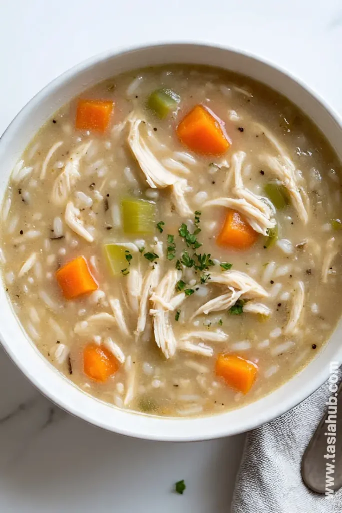 crockpot chicken and wild rice soup 1 1