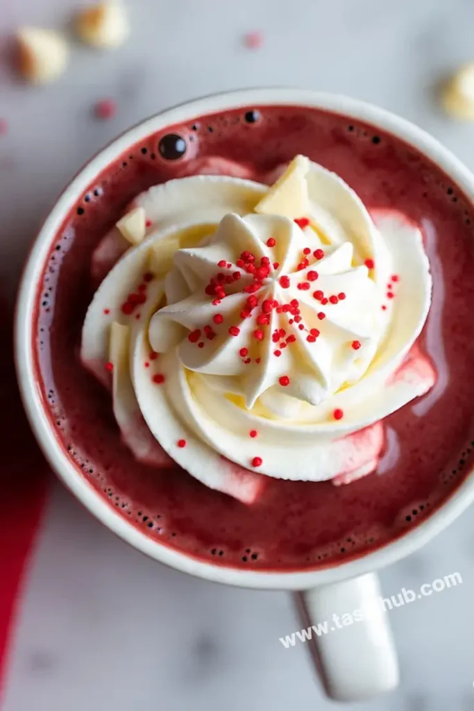 red velvet hot chocolate recipe