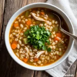 Turkey and barley soup