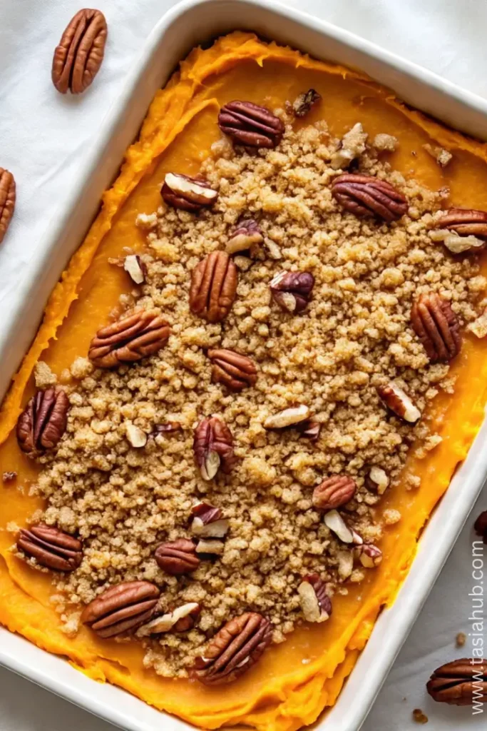Gluten free sweet potato casserole 1