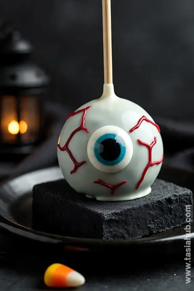 Halloween eyeball cake pops 1