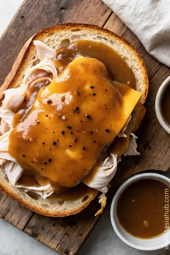 hot turkey sandwich with gravy 1