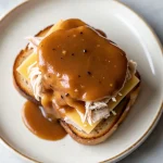 Hot turkey sandwich with gravy