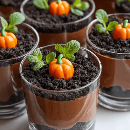 pumpkin patch dirt cups