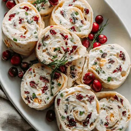 christmas cranberry pinwheels