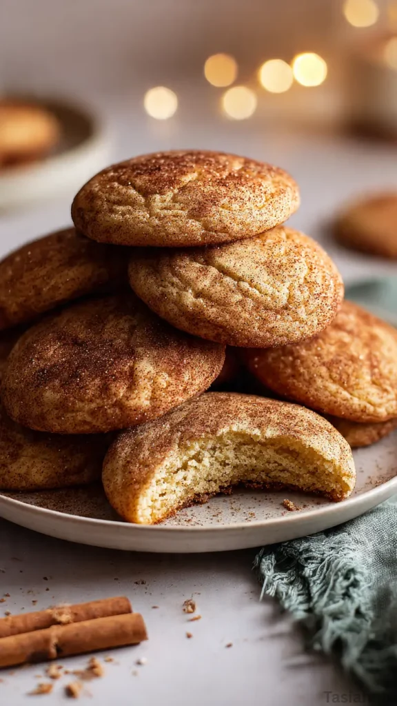 Gluten free Christmas snickerdoodle cookies 1