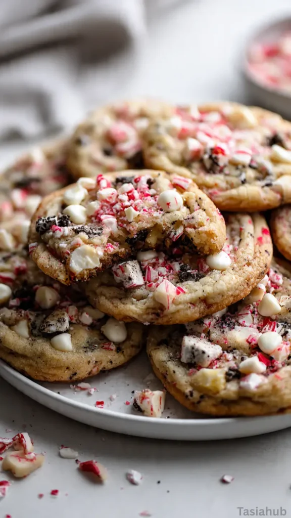 Oreo peppermint crunch cookies recipe