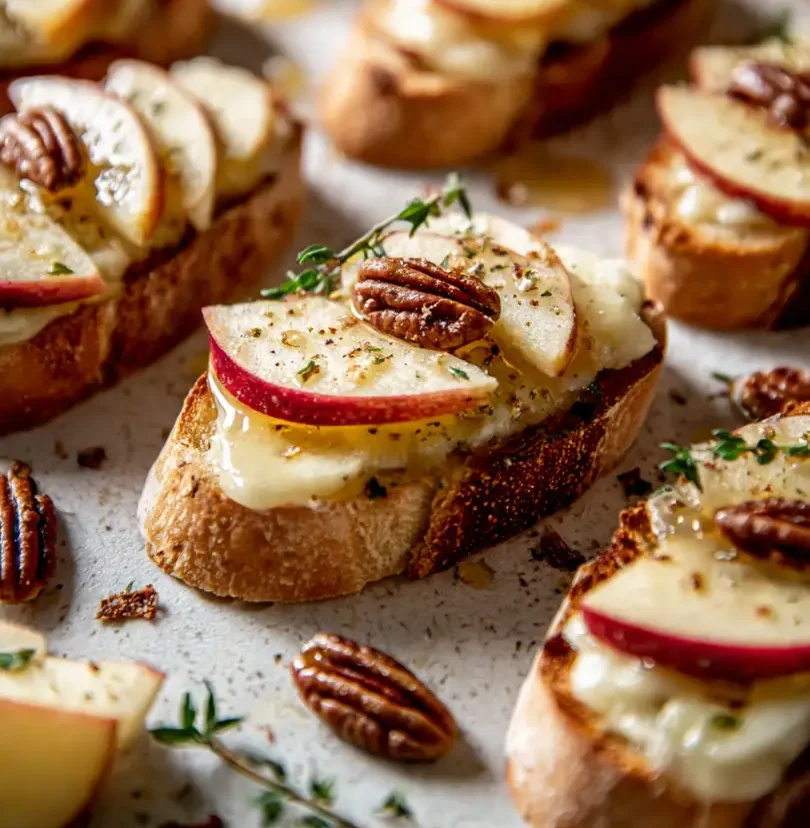 brie apple honey crostini recipe e1759765743148