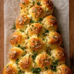 cheesy christmas tree bread