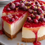 cranberry orange cheesecake