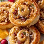 cranberry walnut pinwheels
