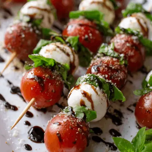 mini caprese bites